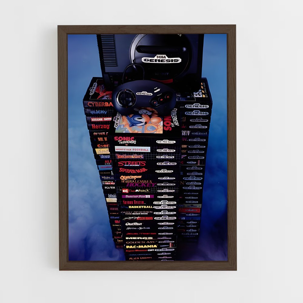 Poster Sega genesis – affiche Consoles (vue 5)